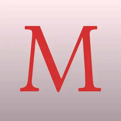 Магнит у дома, сеть супермаркетов, лого-визитка